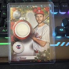 2025 Topps Baseball Holiday Edition Player Relic Trey Turner