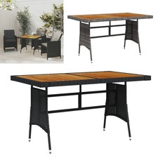 Gartentisch Esstisch Terrassentisch Balkontisch Rattantisch Gartenmöbel Tisch