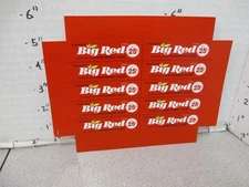 WRIGLEY'S chewing gum pack 1980s candy store display box lid BIG RED cinnamon SM