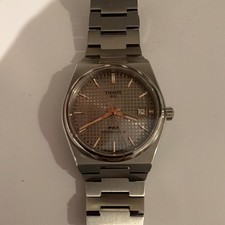 Tissot PRX Powermatic 80 Auto 40mm Silver Dial Titanium Bracelet Box Papers