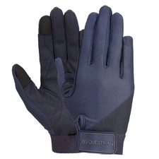 HY Equestrian Absolute Fit Children's Riding Glove S Synthetic Suede Palm