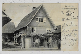 MITTELHAUSBERGEN (67) Gruss Wirtschaft zur Tanne