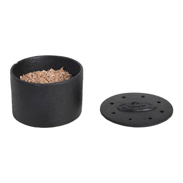 GrillräUcherset, RäUcherbox Aus Gusseisen, RäUcherdose FüR Grill-image