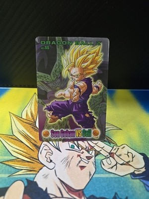 Dragon Ball Gummy Card No.55 Son Gohan Used Collectible Toy Card