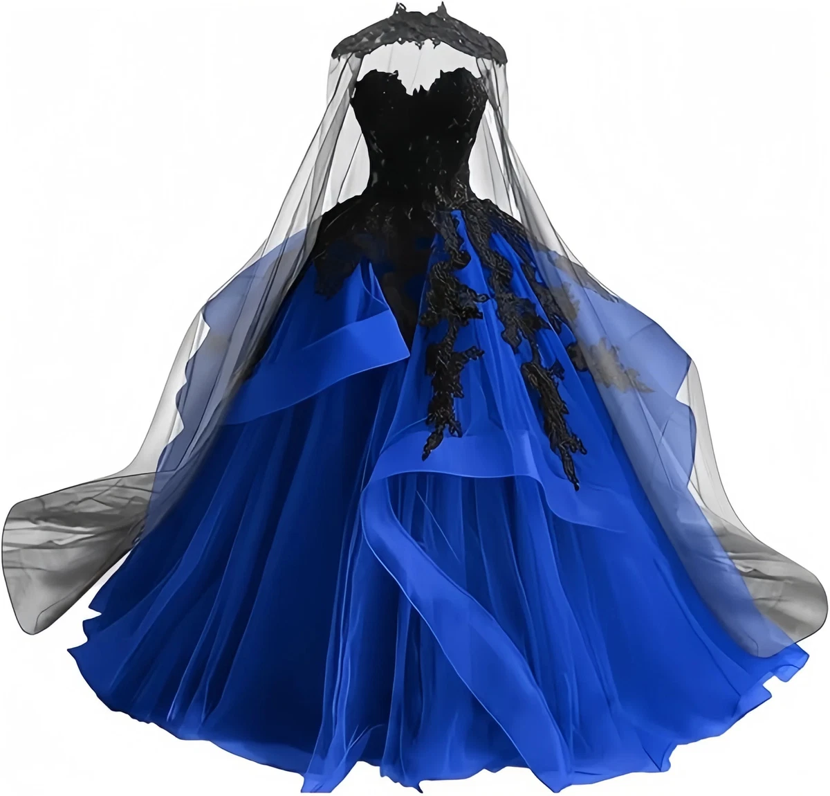 Royal Blue Wedding Dress In Wedding Dresses for sale
