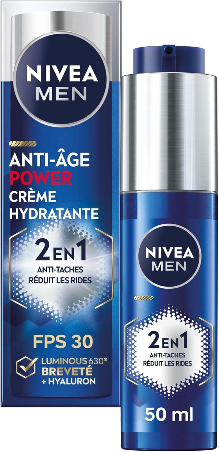 NIVEA MEN LUMINOUS630 soin visage homme idéal après le rasage quotidien