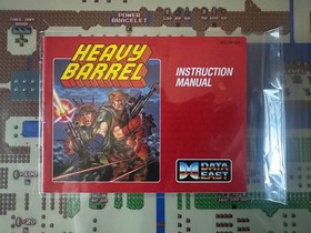 NES Nintendo Heavy Barrel CIB Complete w Box Manual Tested Data East 1990