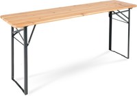 Biertisch Klappbar Campingtisch Holz Natur Bierzelttisch Klapptisch Lang Garten