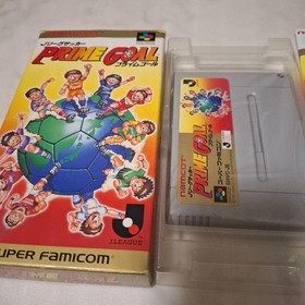 SNES Famicom J League Soccer Prime Goal Box With Instructions JPN Limited Editio