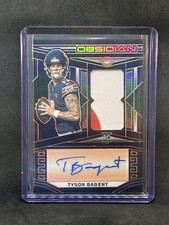 2023 Tyson Bagent /49 AUTO RC RPA Obsidian RED Rookie A6