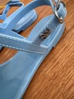 NWOT Women’s  Stuart Weitzman Light Blue Imitation Pearl Jelly Sandals size 5 — photo 5