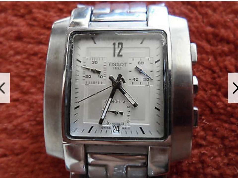 Tissot Vintage Tank Chrono Swiss Made Men's Watch L875/975 - Image 2 of 4