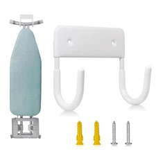 Ironing Board Holder Wall Mount, Ironing Board Hanger with 5 Inch Length, Iro...