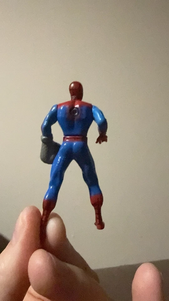 Vintage 1994 Marvel SPIDER MAN Action Figure Comics Collectable - METAL Figurine - Image 4 of 4