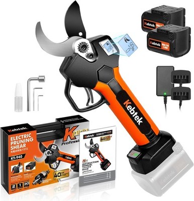Kebtek Electric Pruners Cordless Pruning Shear 40MM Professional KPRO 21V 1.6Inc