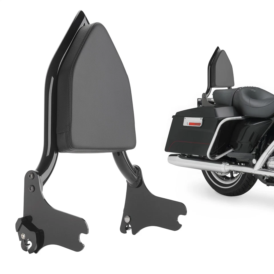 Respaldo barra Sissy para Harley Touring Road King Road Electra Street Glide 97-08 Foto 2 de 4