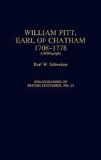 Karl Schweizer William Pitt, Earl of Chatham, 1708-1778 (Hardback) (UK IMPORT)