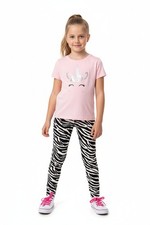 Buttery Soft Zebra Print Kids Leggings