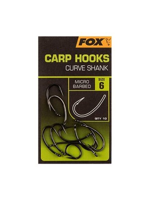 Fox Carp Hooks Curve Shank Arma Point Carp Hooks