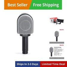 Professional Dynamic Instrument Microphone, Wired Super-Cardioid Mic for Guit...