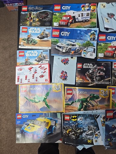 lego istruzioni manuali joblot - Foto 2 di 4