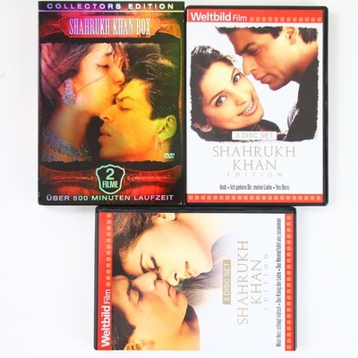 DVD Shahrukh Khan 8 Filme Yes Boss Josh Bajao Mein Herz schlägt indisch