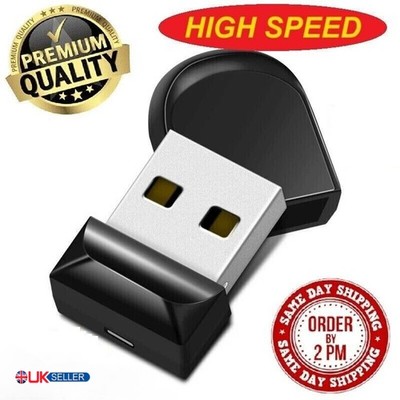 Ultra USB 2.0 Fit Mini 256GB Flash Drive Memory Stick High Speed lightable