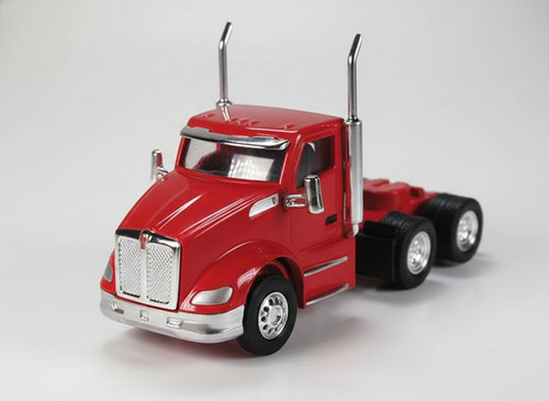 Tractor Herpa 410531 HO rojo Peterbilt 579 3 ejes cabina corta solamente (paquete de 2) | Zustand: New