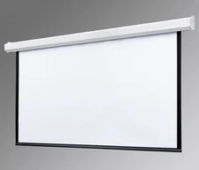 Motorized Projector Screen Electric 80"x45" with Remote Control White