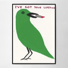 David Shrigley Your Lipstick poster print
