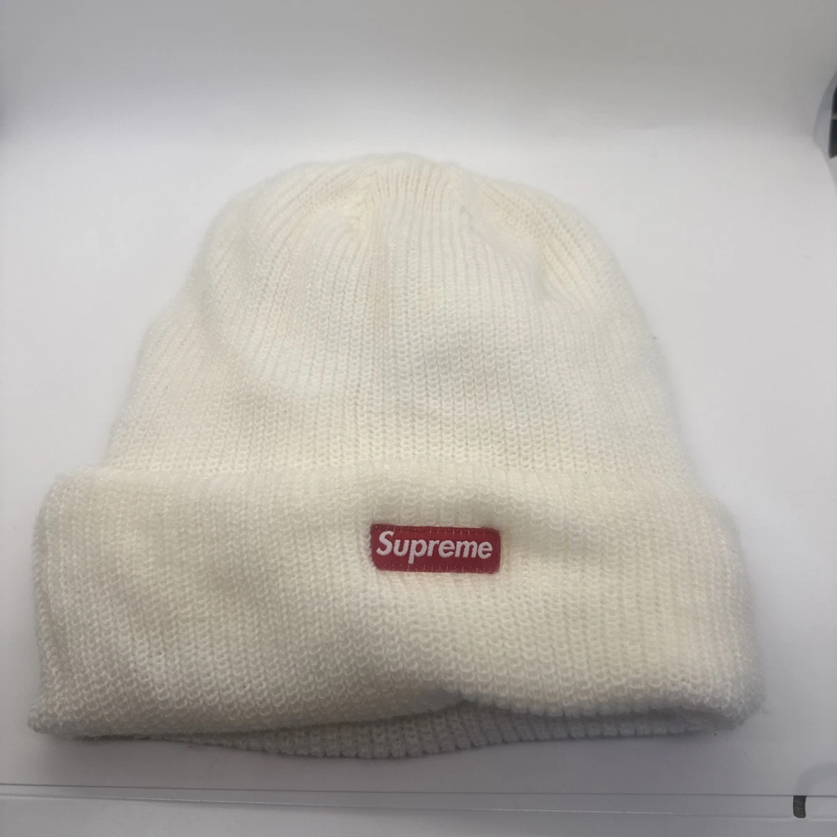 Supreme Beanie White Hats for Men for sale - eBay