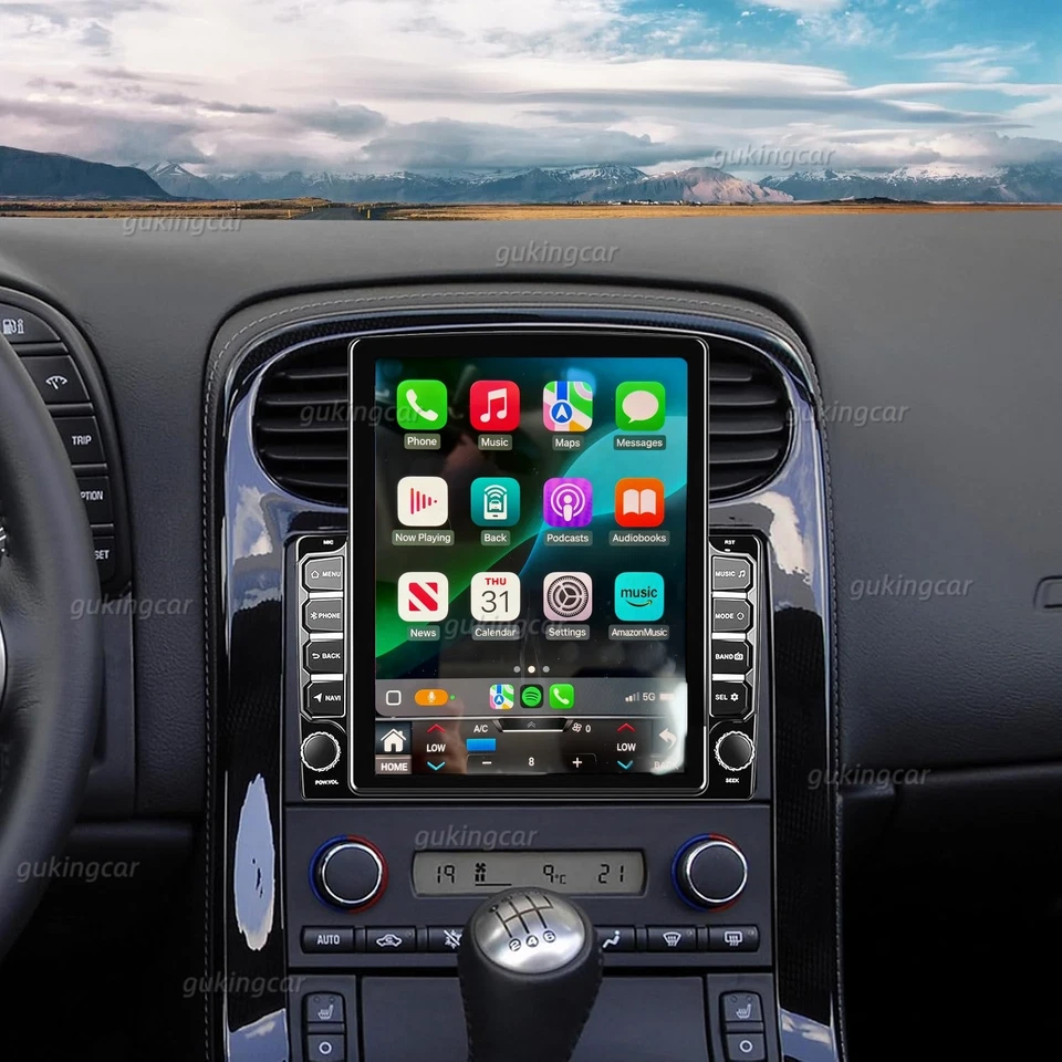 9.7" For Chevrolet Corvette 2005-2013 Android 13 Carplay Car Stereo Radio GPS Foto 2 de 4