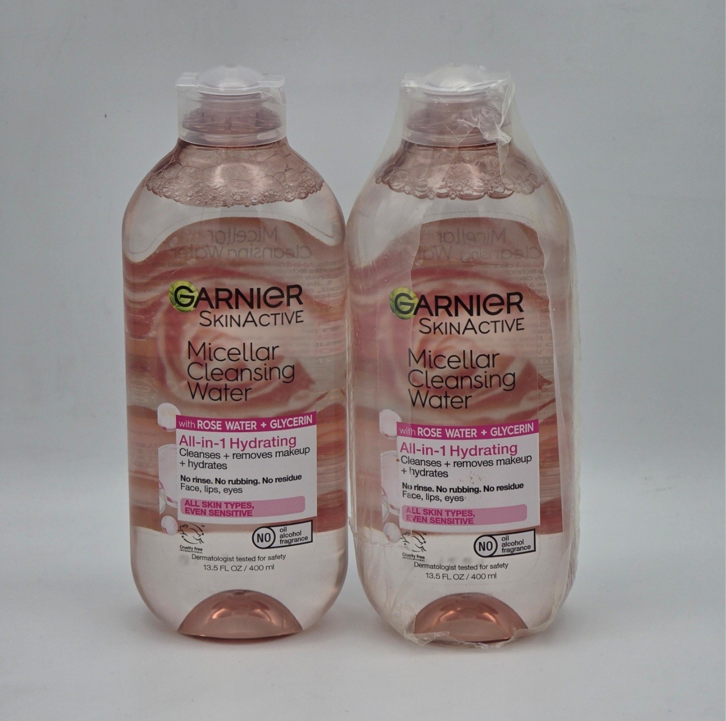 Garnier SkinActive Micellar Cleansing Water with Rose Water, 13.5 Ounces 2 CT