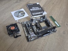 ​Pacchetto Scheda Madre Gigabyte GA-F2A55M-DS2 | CPU AMD | 4GB Crucial DDR3 | Cooler