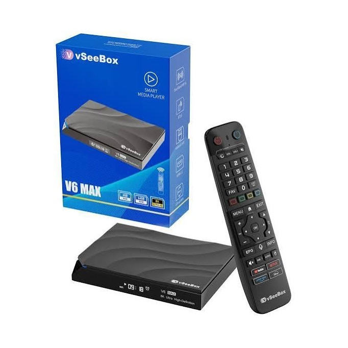 vSeeBox V6 MAX 8K  Certified Distributor/ FAST/FREE SHIPPING