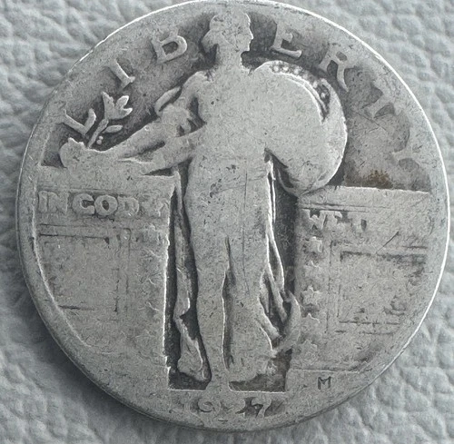 1927 P Standing Liberty Silver Quarter
