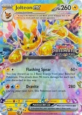 Pokemon TCG Prismatic Evolutions Jolteon EX 030/131 STAMPED Promo Surprise