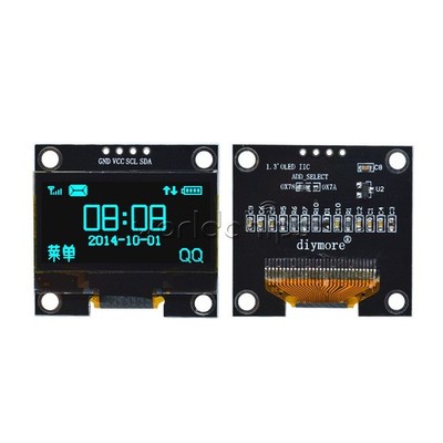 1.3'' 4Pin OLED LCD Display Module IIC I2C 128x64 3-5V for #iw