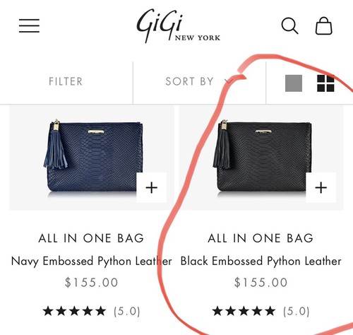 ๐ Gigi New York All in One Clutch Purse ๐ Bag - Picture 2 of 9