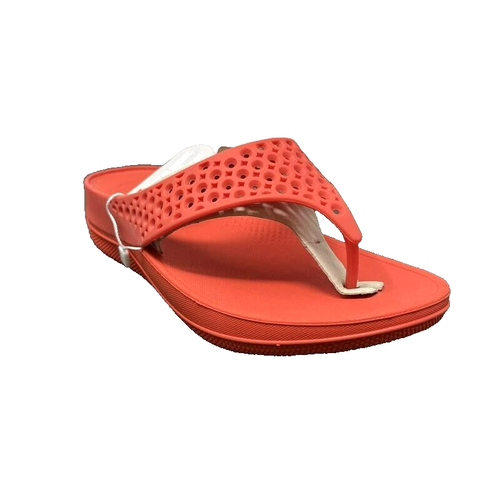 Fitflop Women's Ringer Welljelly Flip Flop flame SIze US 6
