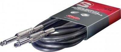 Stagg 10' 3 m/10 ft. Deluxe instrument cable - phone plug/phone plug, SGC3