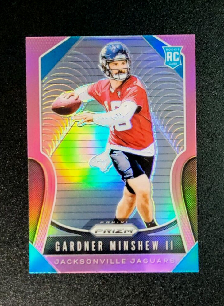 2019 Panini Prizm Rookies Pink Prizm Gardner Minshew II #322 Rookie RC Raiders