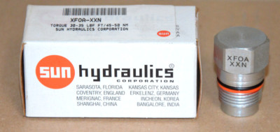 Sun Hydraulics XFOA-XXN Verschlussstopfen NEU OVP