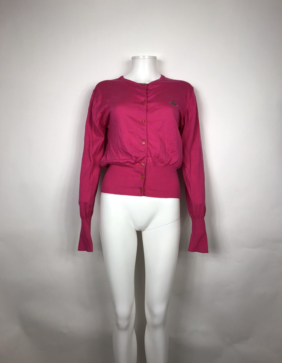 トップス VIVIENNE WESTWOOD ORB Cotton Cardigan L Vtg VIVIENNE WESTWOOD PINK ORB COTTON CARDIGAN TOP M | eBay