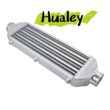 Universal Turbo Front Mount Aluminum Intercooler 24.6 X 7.5'' X 2.8'' Tube & Fin