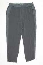Vince Joggers Womens S Dark Gray Tuxedo Stripe Silky Ribbed Cuffed Pull-On