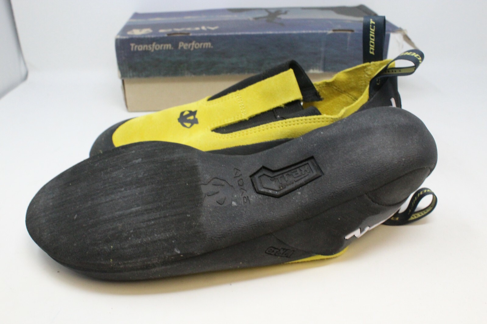 Evolv Addict Climbing/Bouldering Shoes Lemon Yellow eBay