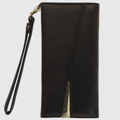CaseMate FOLIO Wristlet Genuine LEATHER Case for Samsung Galaxy Note 8 - Black 