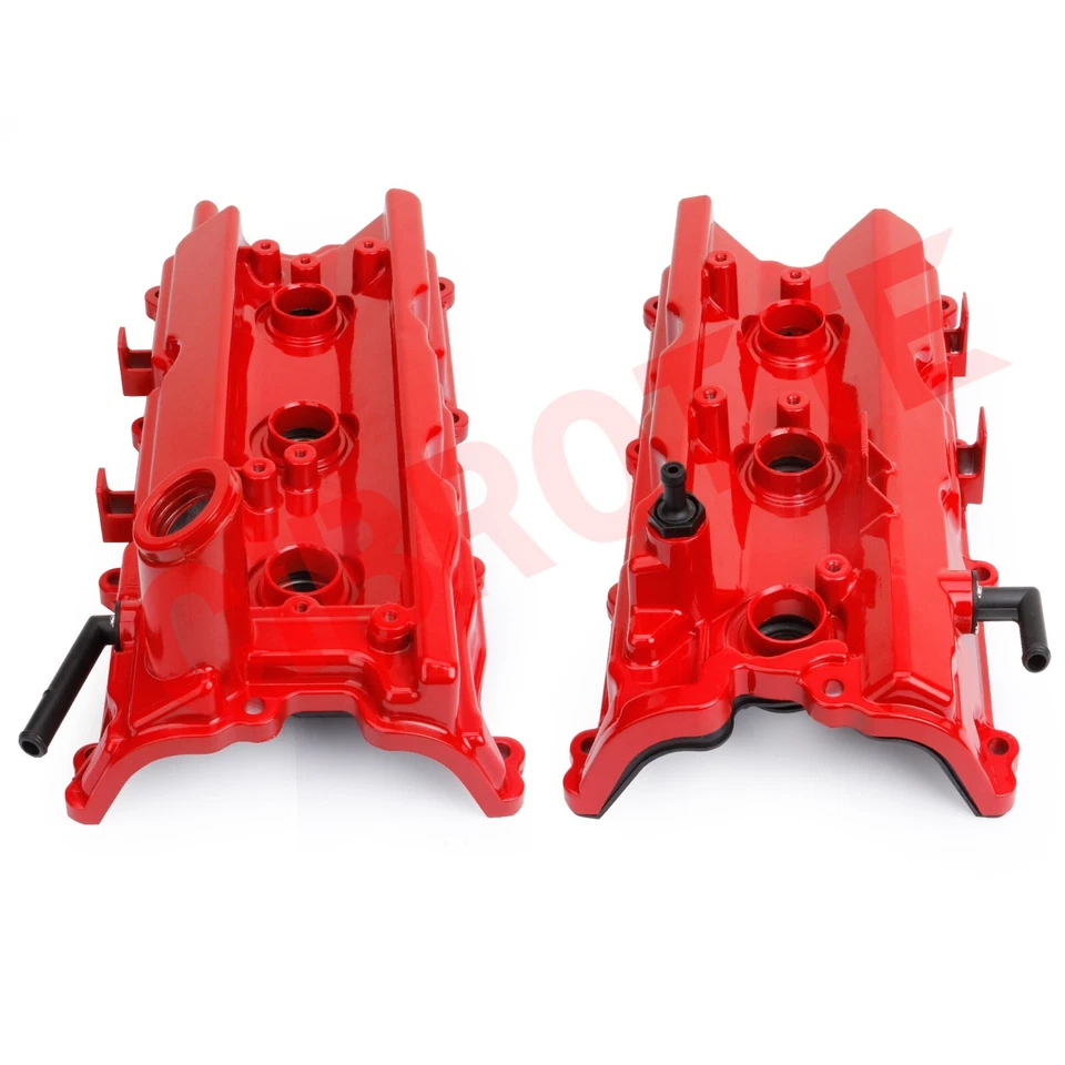 Juego de cubierta de válvula de aluminio con accesorios de montaje para Nissan 350Z VQ35DE 2003-2007 Foto 4 de 4