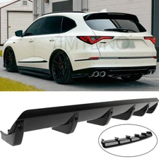 For Acura MDX 2002-2025 Rear Bumper Diffuser 6 Fin Splitter Lip Spoiler Body Kit